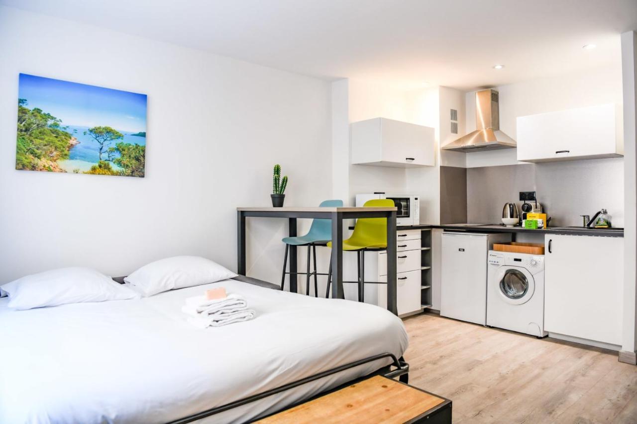 Appartement Studio Sur Le Vieux-Port Ideal Pour 2 Personnes à Marseille Extérieur photo